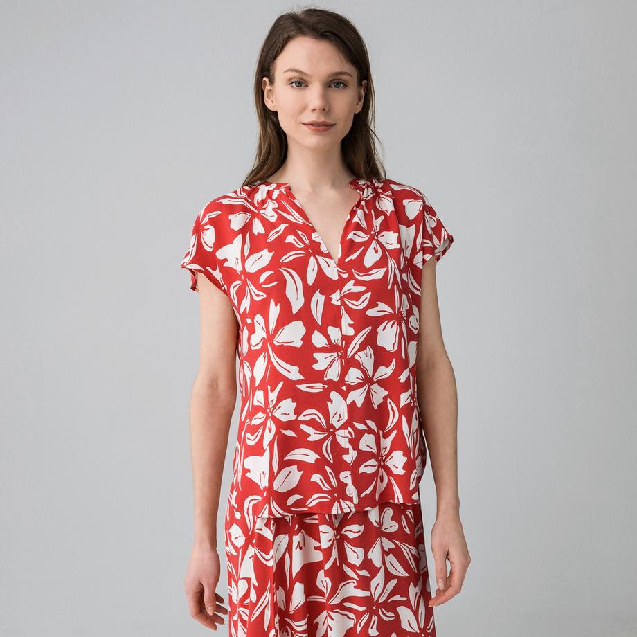 Manor Woman Camicetta con motivo floreale  