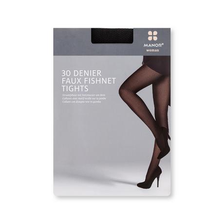 Manor Woman Collant Fake Net 30 Denari  