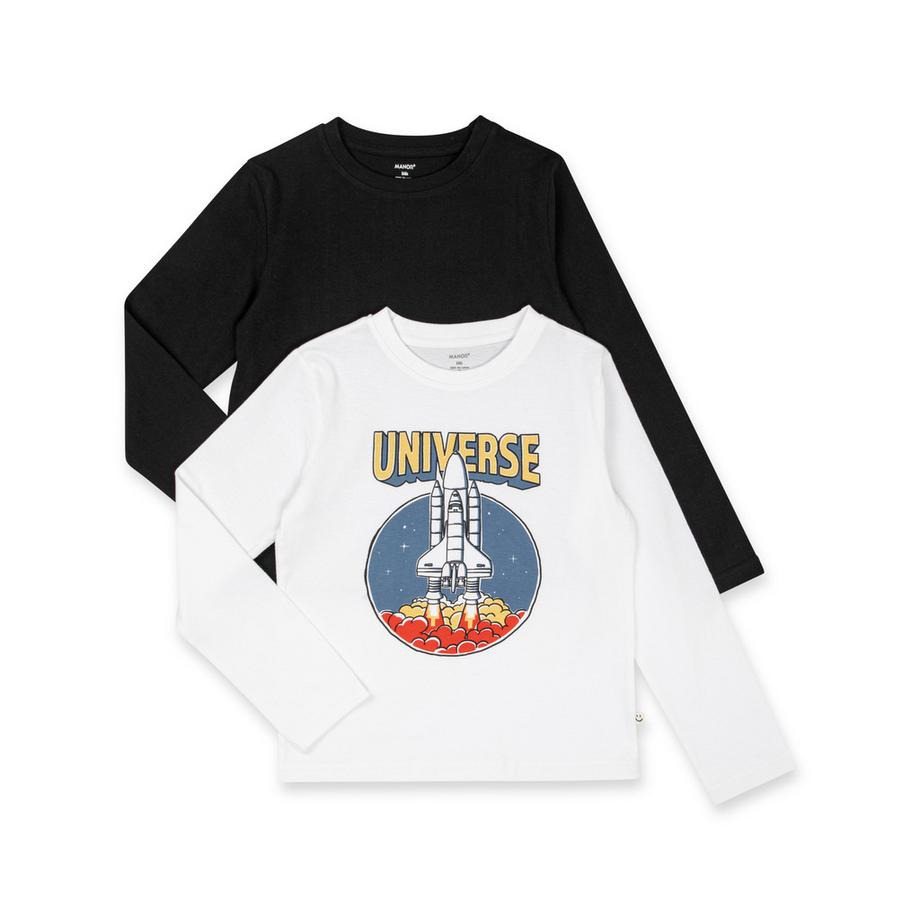 Manor Kids  Lot de 2 t-shirts, manches longues 