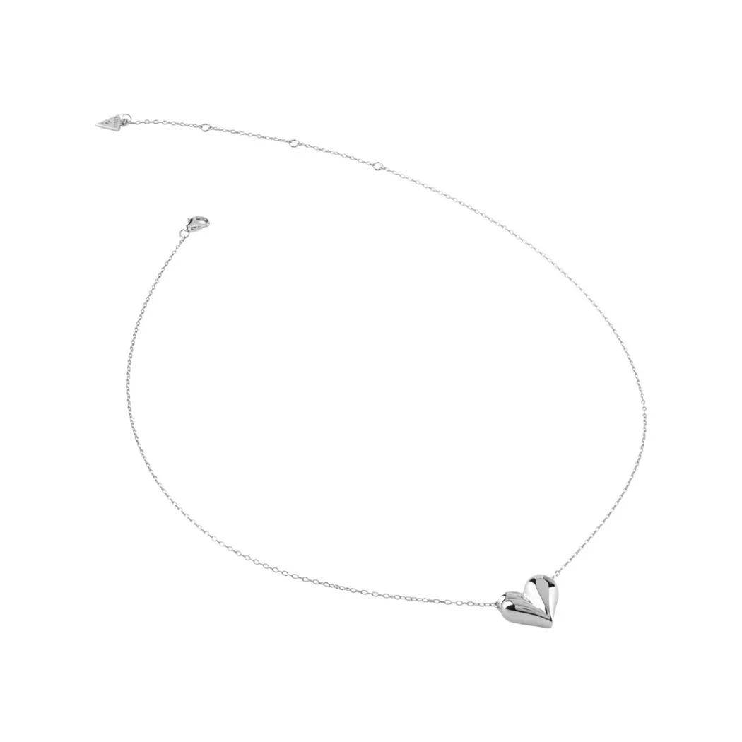 Guess - Halskette, Fluid, 40.5CM, Silber