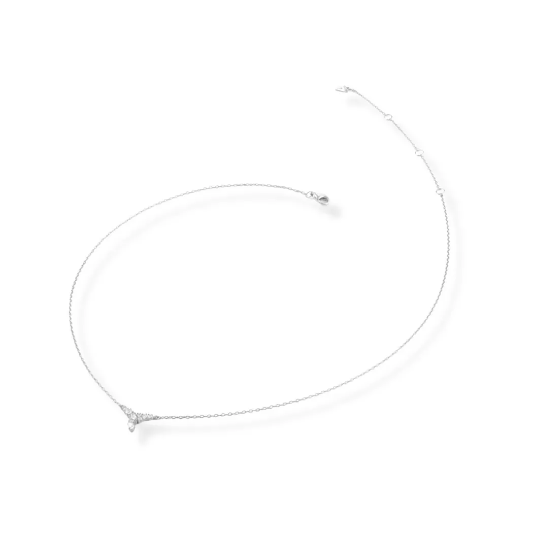 Guess - Halskette, Jardin, 40.5CM, Silber
