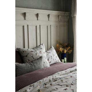 Olivier Desforges Hors Piste Kissenbezug mit Skifahrer-Muster  