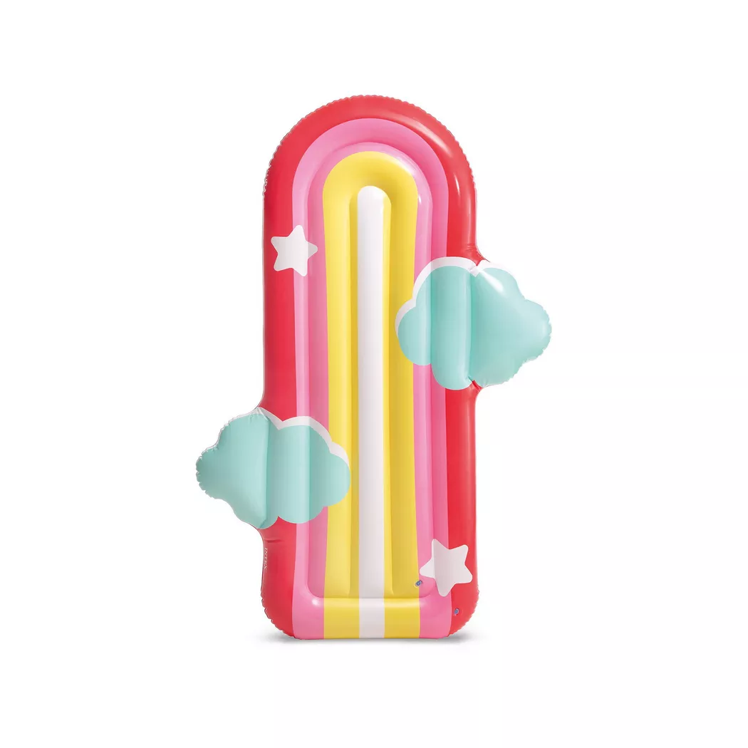 Intex - Rainbow Cloud Float, 183X132CM, Multicolor