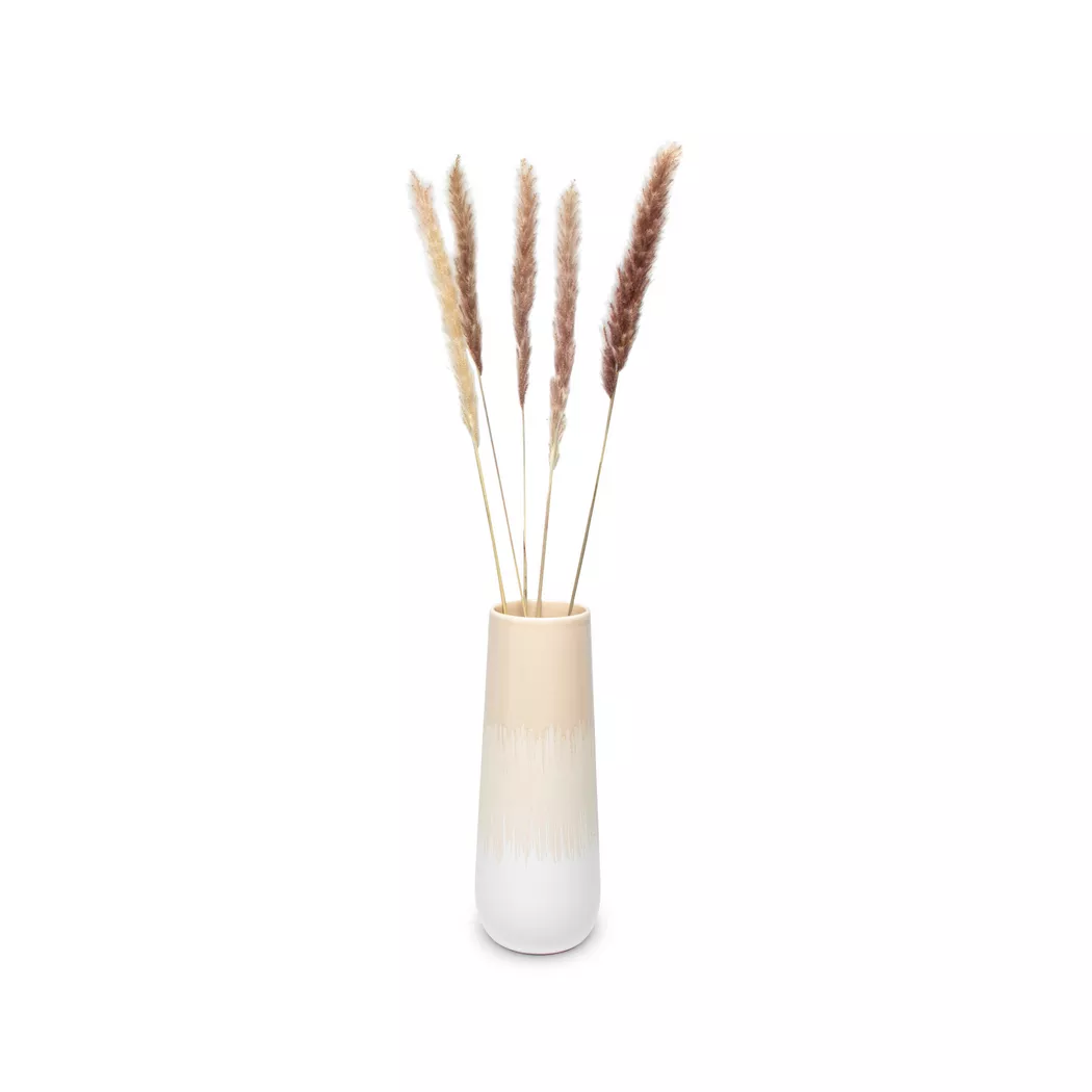 Manor - Keramikvase, 14X14X33.5CM, Creme