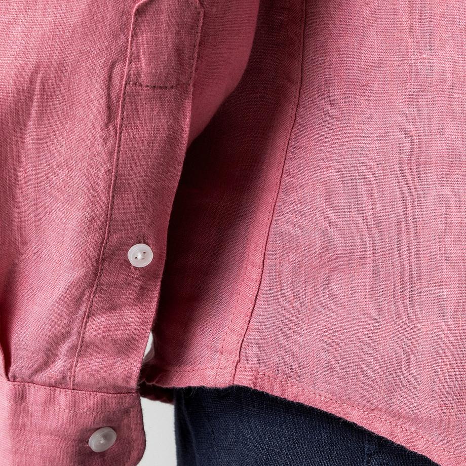 Manor Man Chemise Lin Manches Longues  