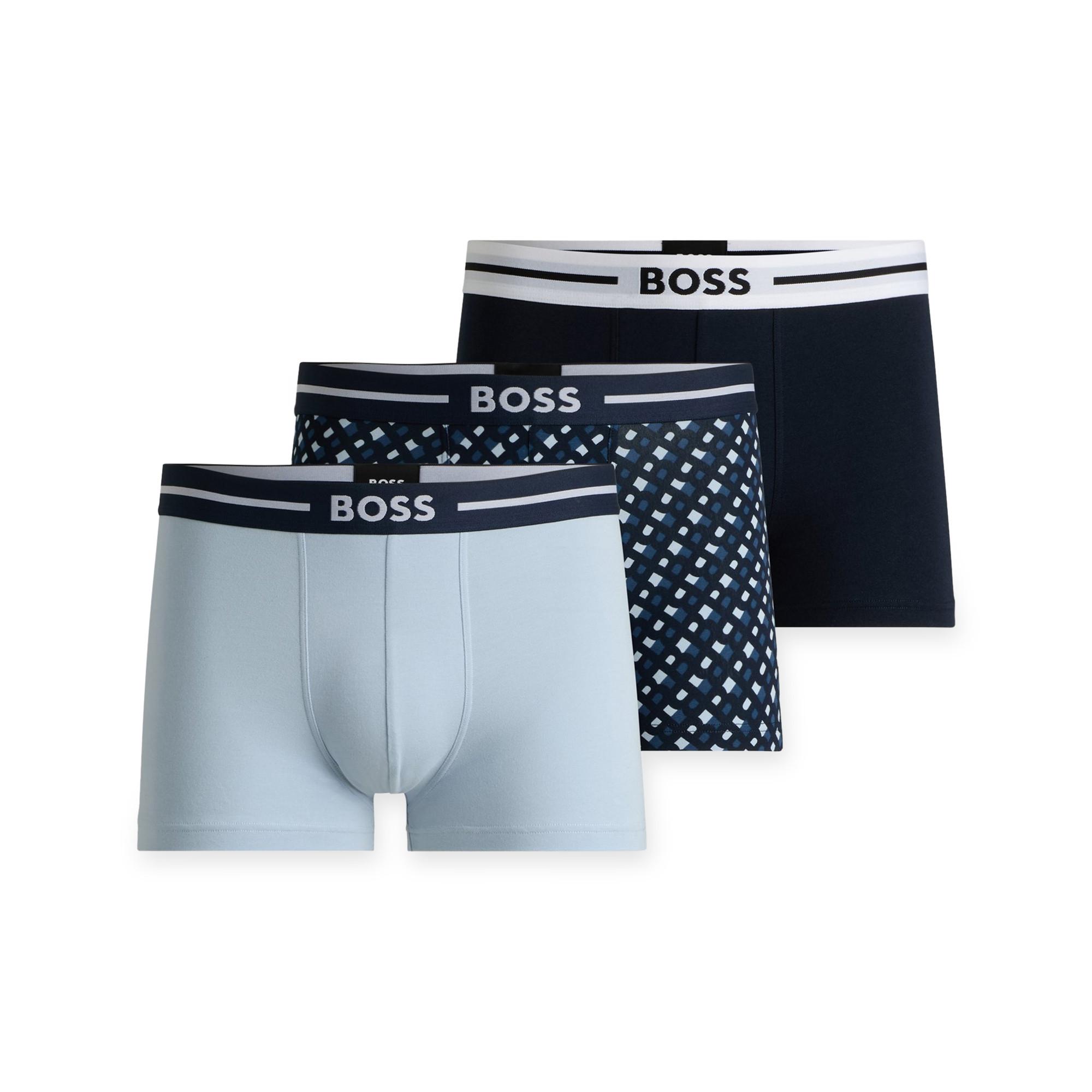 BOSS Trunk 3P Bold Design Lot de 3 boxers 