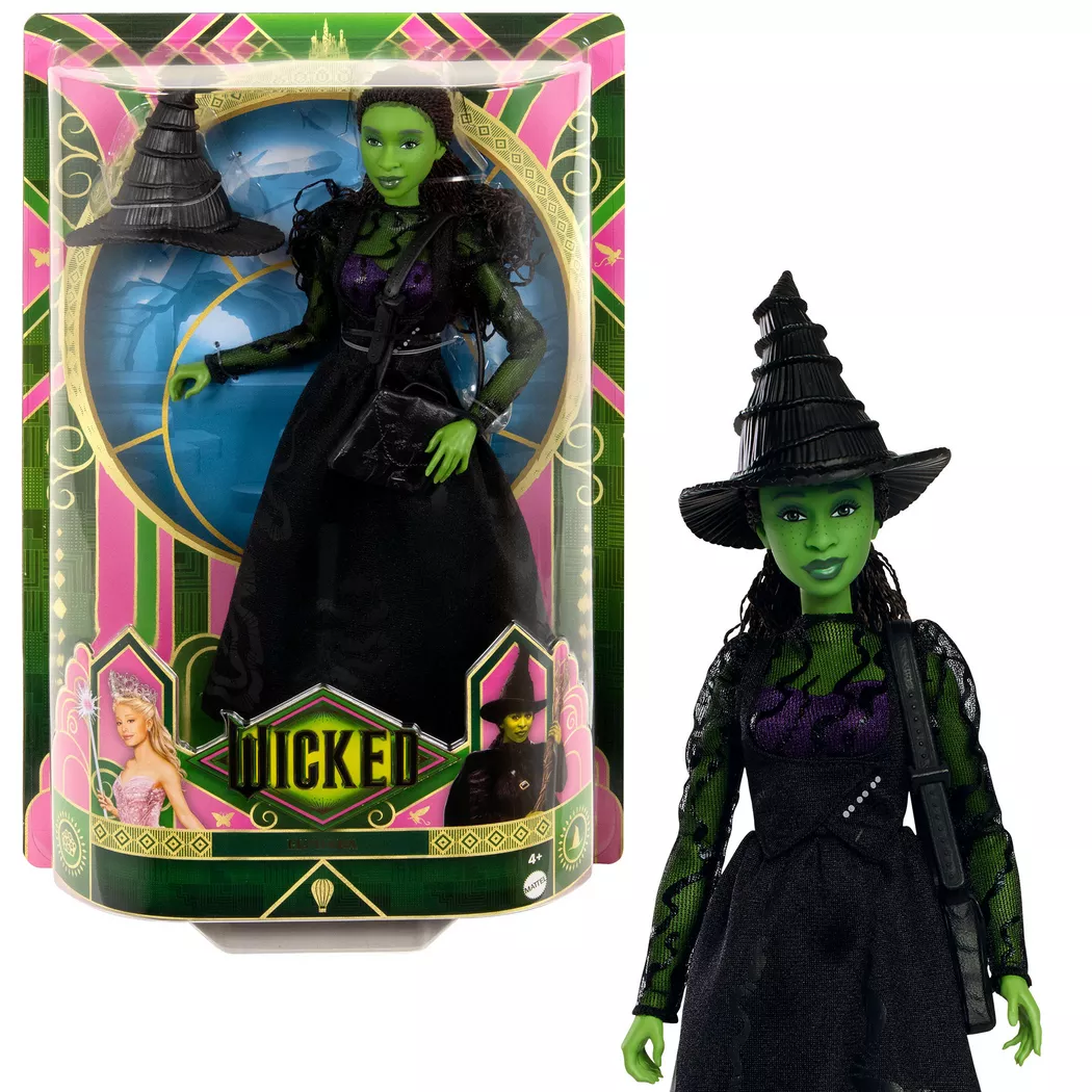 Mattel Wicked Elphaba Fashion Doll Multicolor