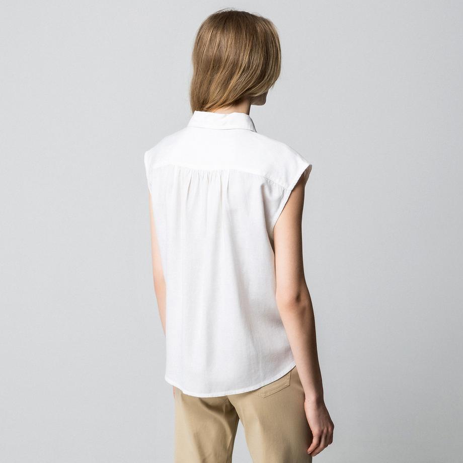 Manor Woman Camicetta con colletto a revers  