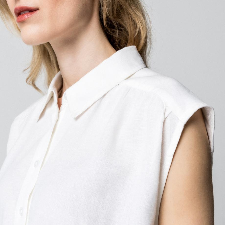 Manor Woman Camicetta con colletto a revers  