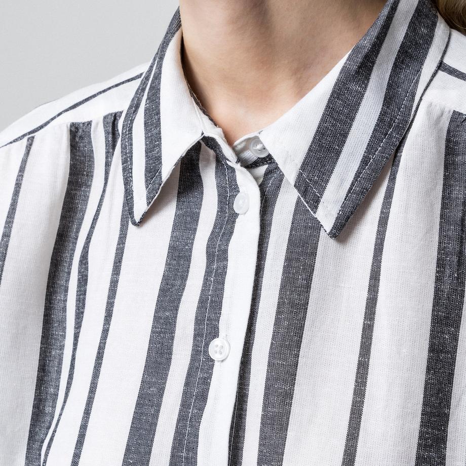 Manor Woman Gestreifte ärmellose Bluse  