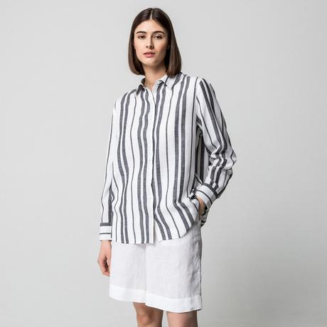 Manor Woman Chemisier Rayé Manches Longues  
