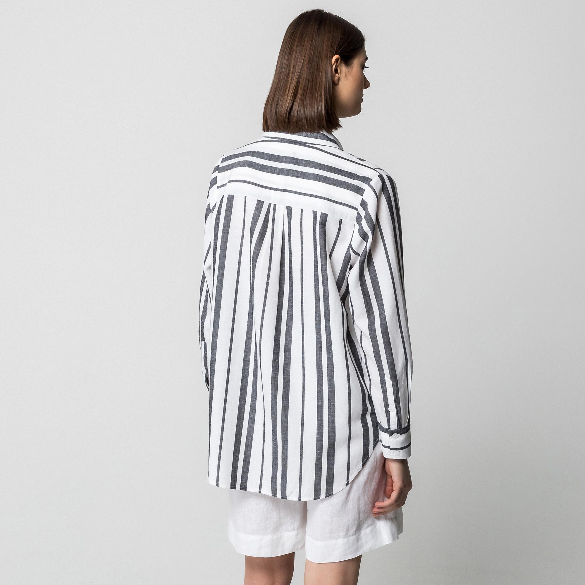 Manor Woman Chemisier Rayé Manches Longues  