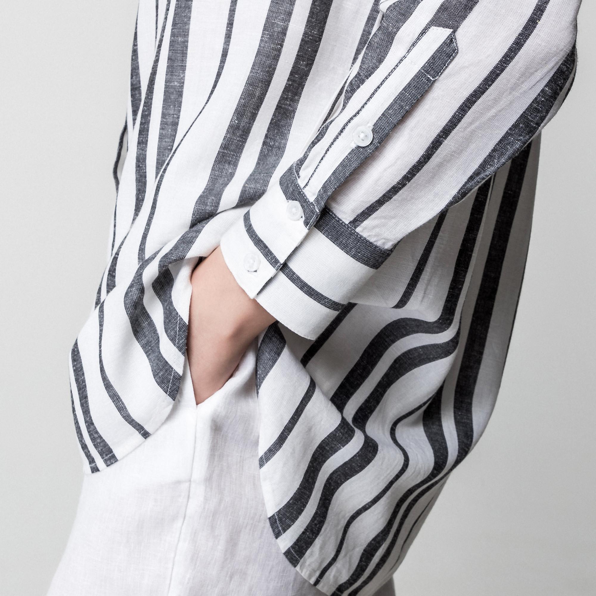 Manor Woman Chemisier Rayé Manches Longues  