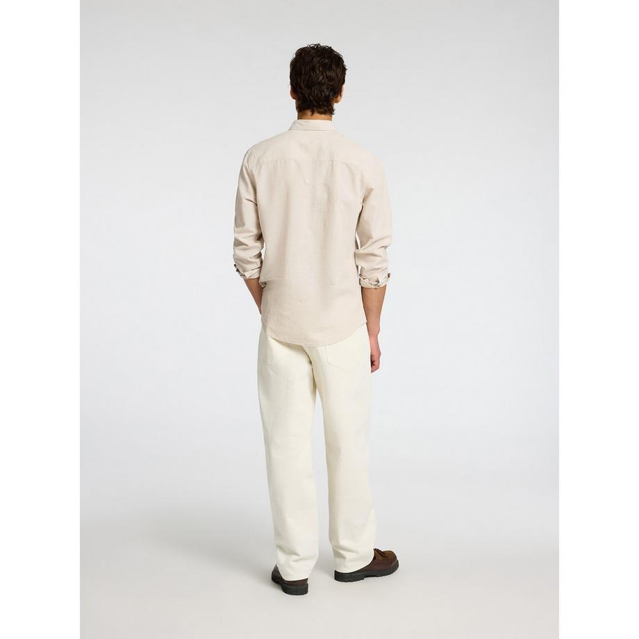 SELECTED NEW LINEN SHIRT Maniche Lunghe  