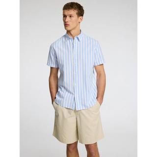 SELECTED New Leinen Kurzarmhemd  