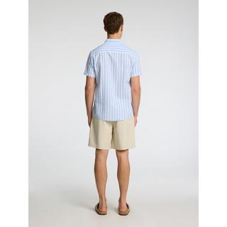 SELECTED New Leinen Kurzarmhemd  