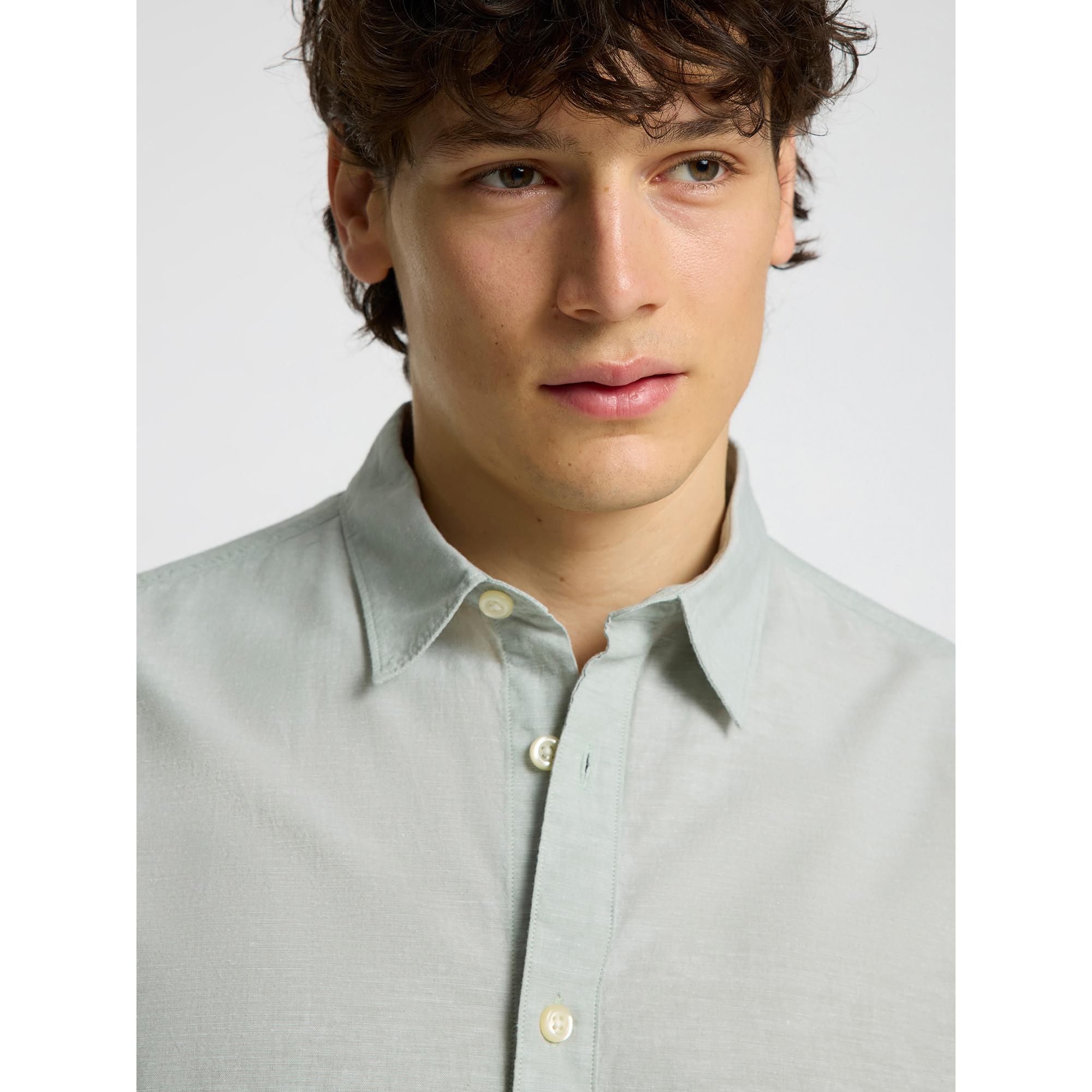 SELECTED New Leinen Kurzarmhemd  