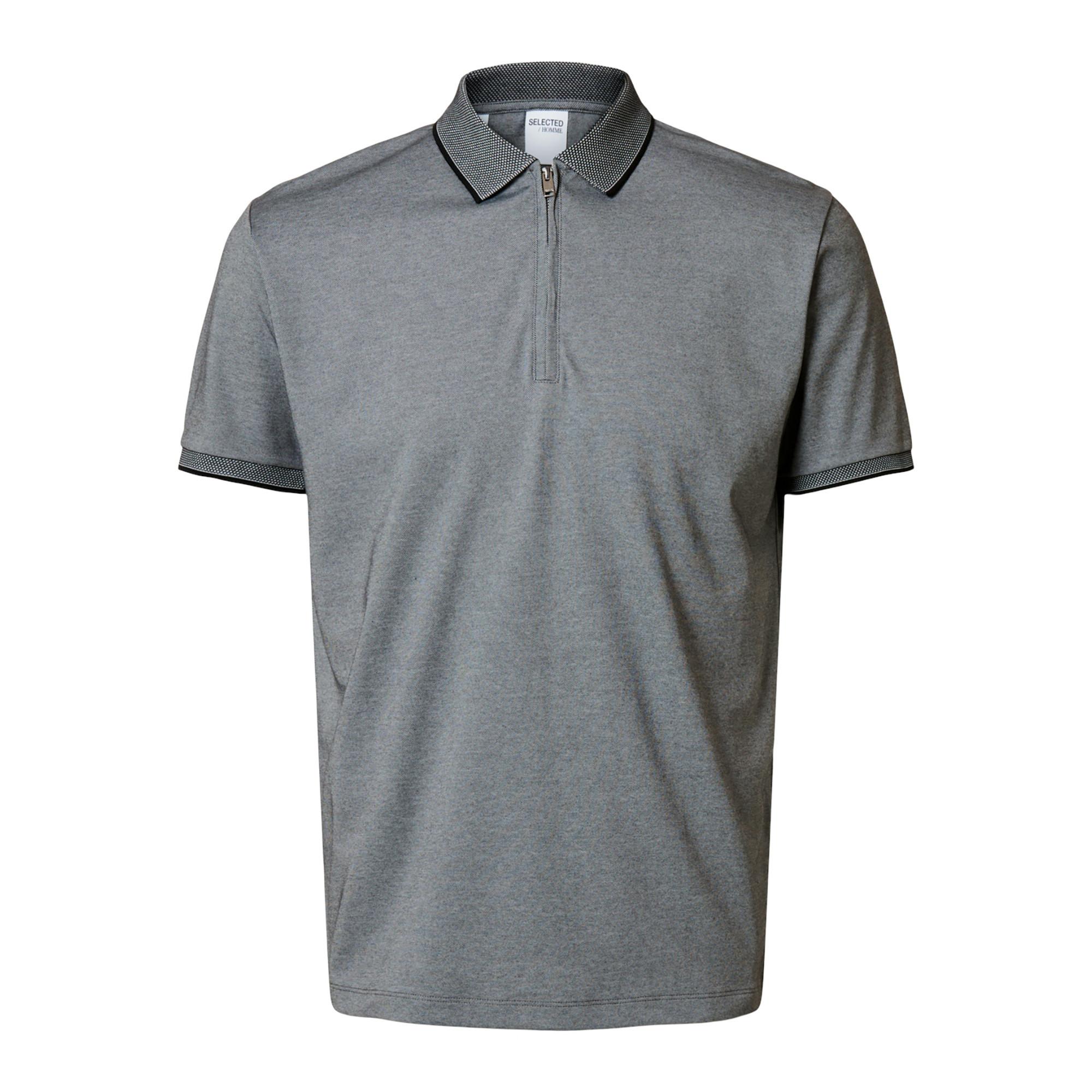 SELECTED Fave Sport Zip Polo Polo, maniche corte 