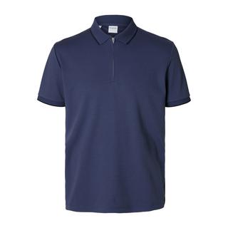 SELECTED Fave Sport Zip Polo Poloshirt, kurzarm 