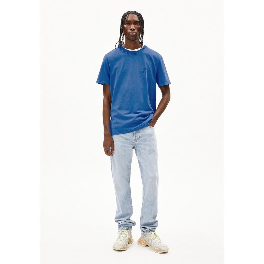 ARMEDANGELS Maarkos GMT Dye T-Shirt mit Logo Print  