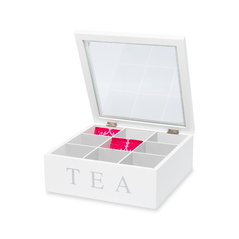 Excellent Houseware Boîte à thé 9 compartiments 