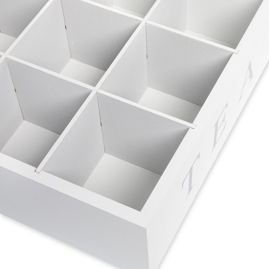 Excellent Houseware Boîte à thé 9 compartiments 