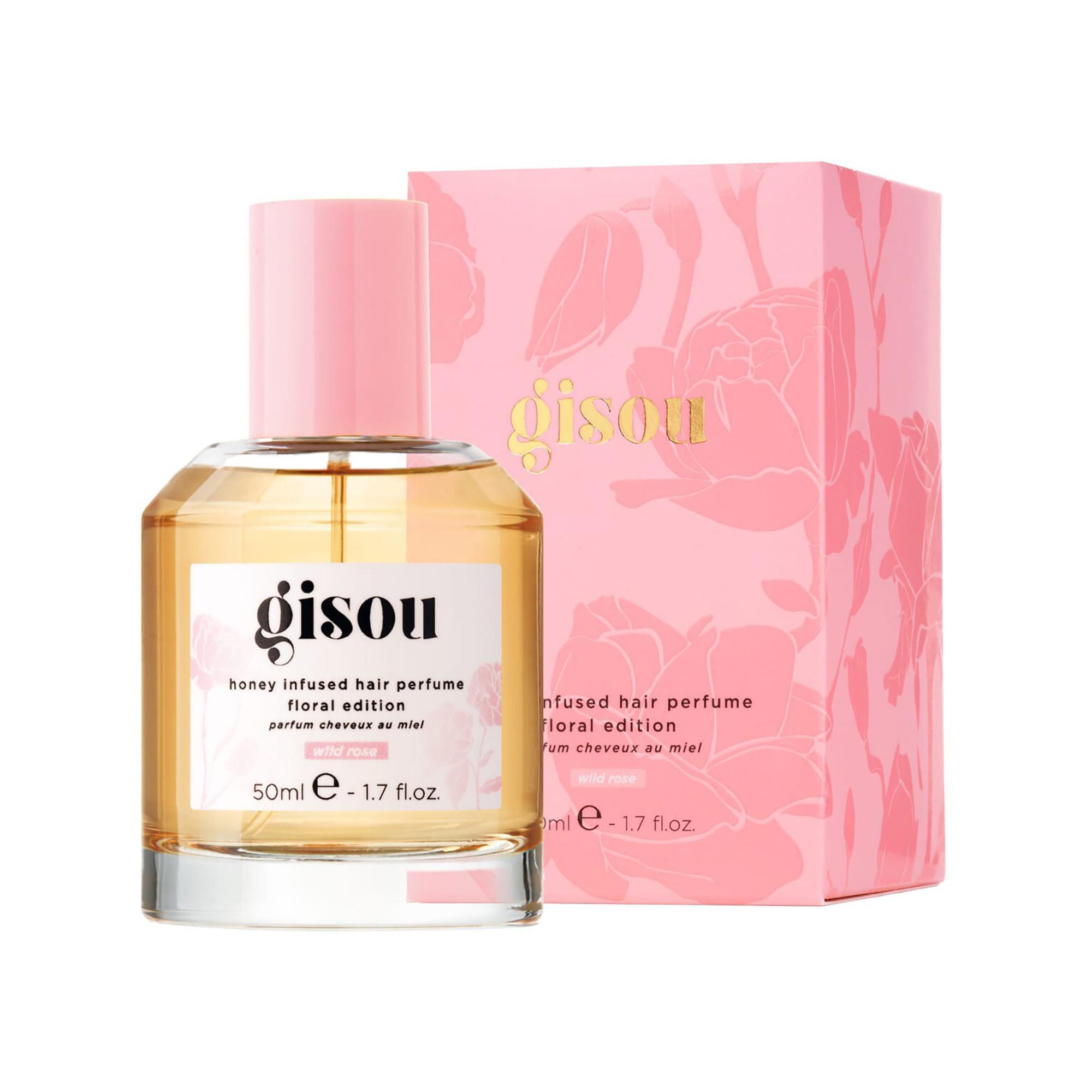 GISOU  Honey Infused Hair Perfume Édition florale - Rose sauvage 