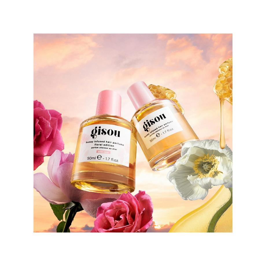 GISOU  Honey Infused Hair Perfume Edizione floreale - Rosa selvatica 