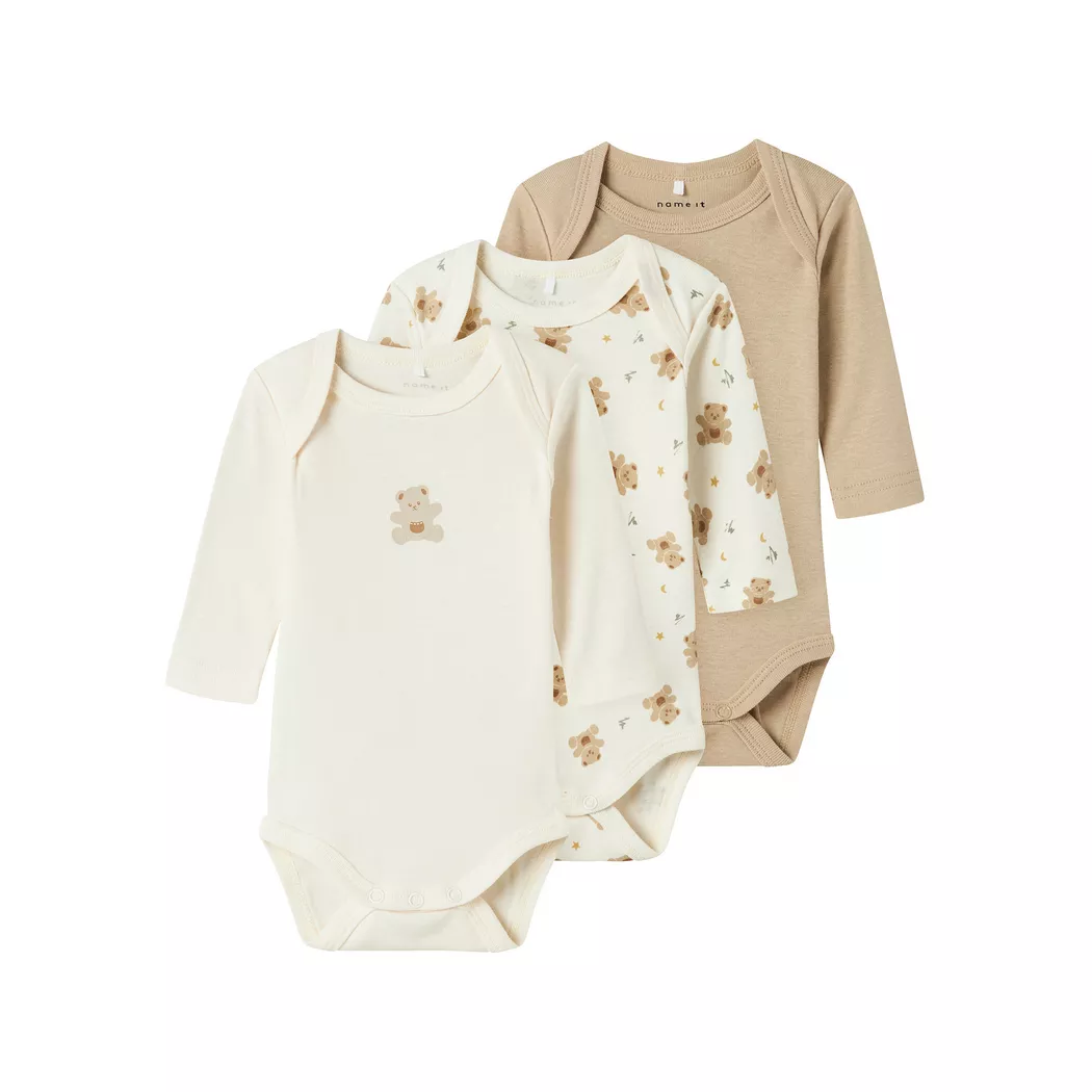 Name It - Body, lot de 3, 74, Beige