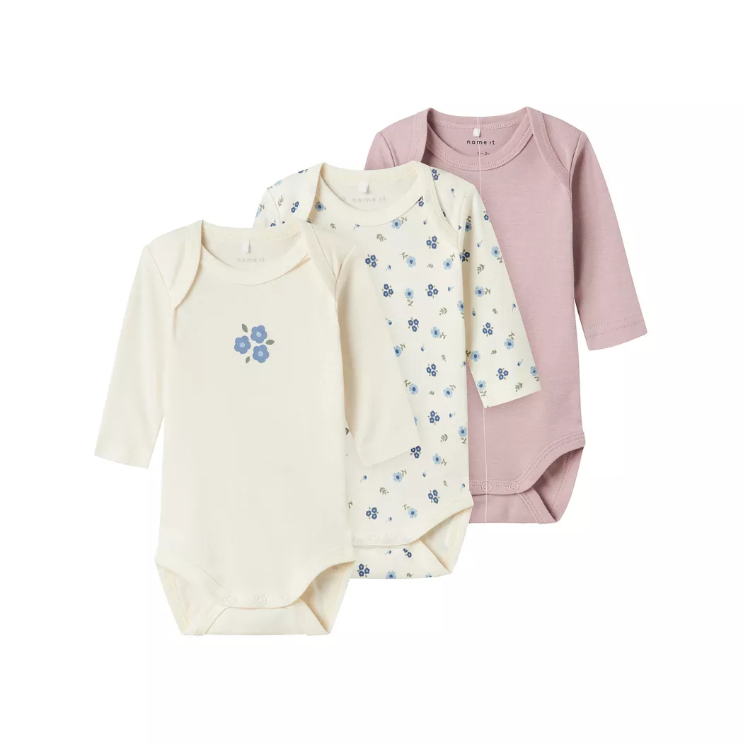 Name It Nbfbody 3-pack body, Jet Stream 2