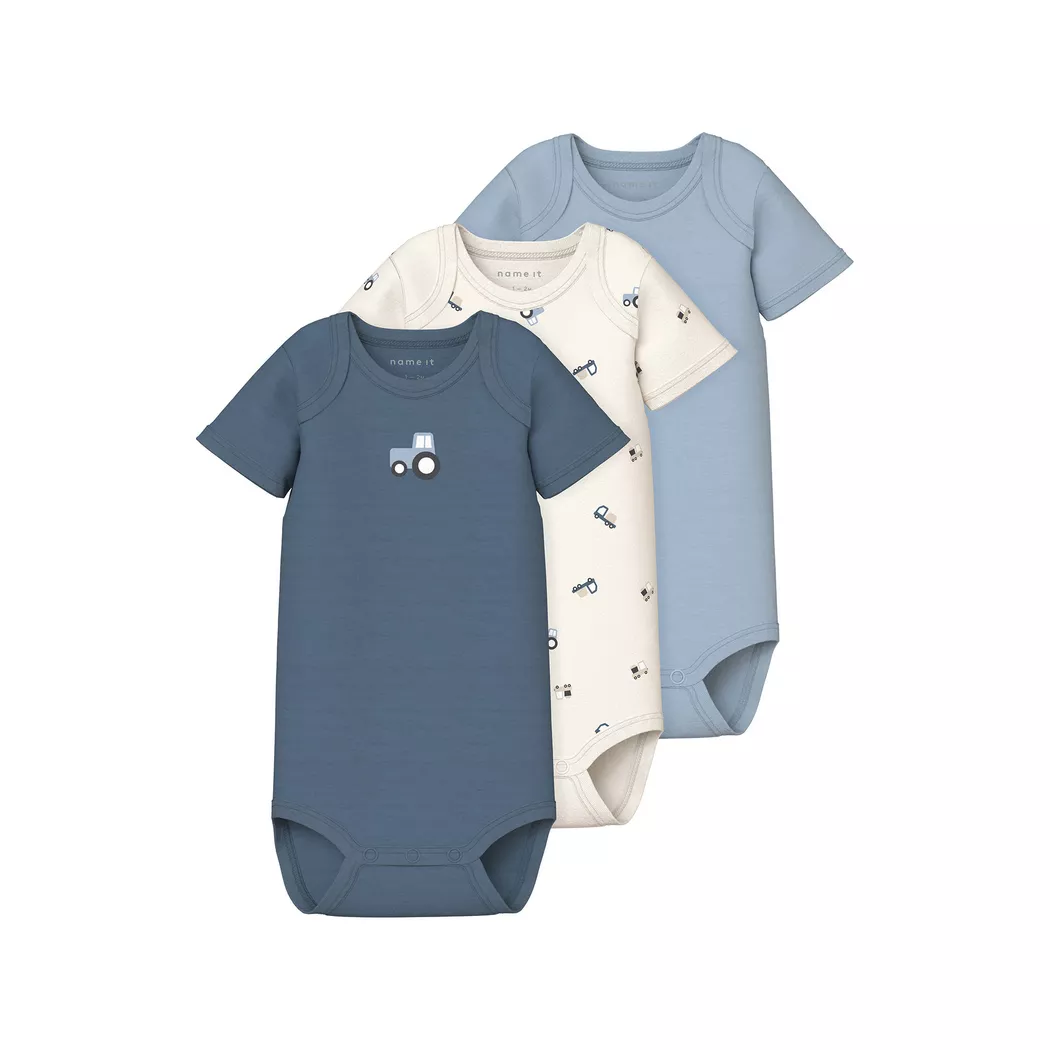 Name It Nbfbody 3-pack body, Jet Stream 4