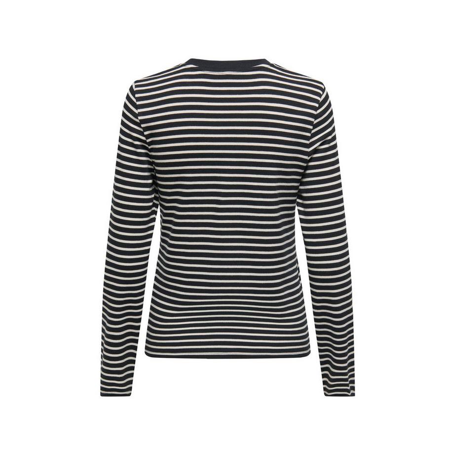 ONLY T-shirt a Righe Maniche Lunghe  