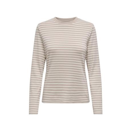 ONLY T-shirt a Righe Maniche Lunghe  