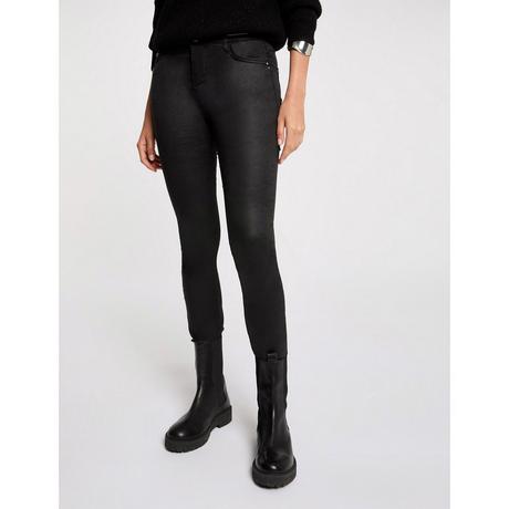 MORGAN Beschichtete Skinny Fit Hose  