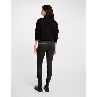 MORGAN Beschichtete Skinny Fit Hose  