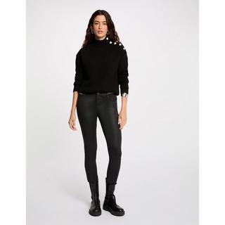 MORGAN Beschichtete Skinny Fit Hose  