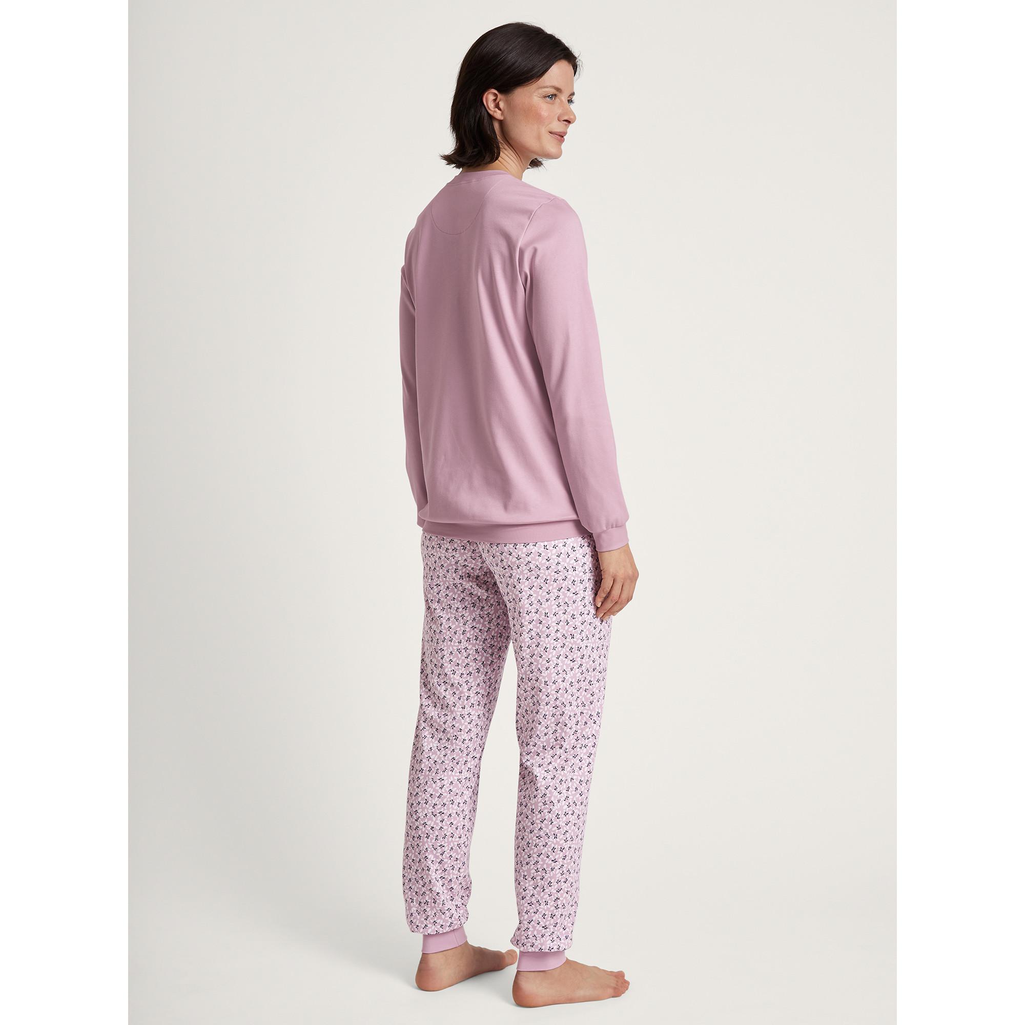 CALIDA Midnight Checks Pyjama Set, long, bords élastiques 