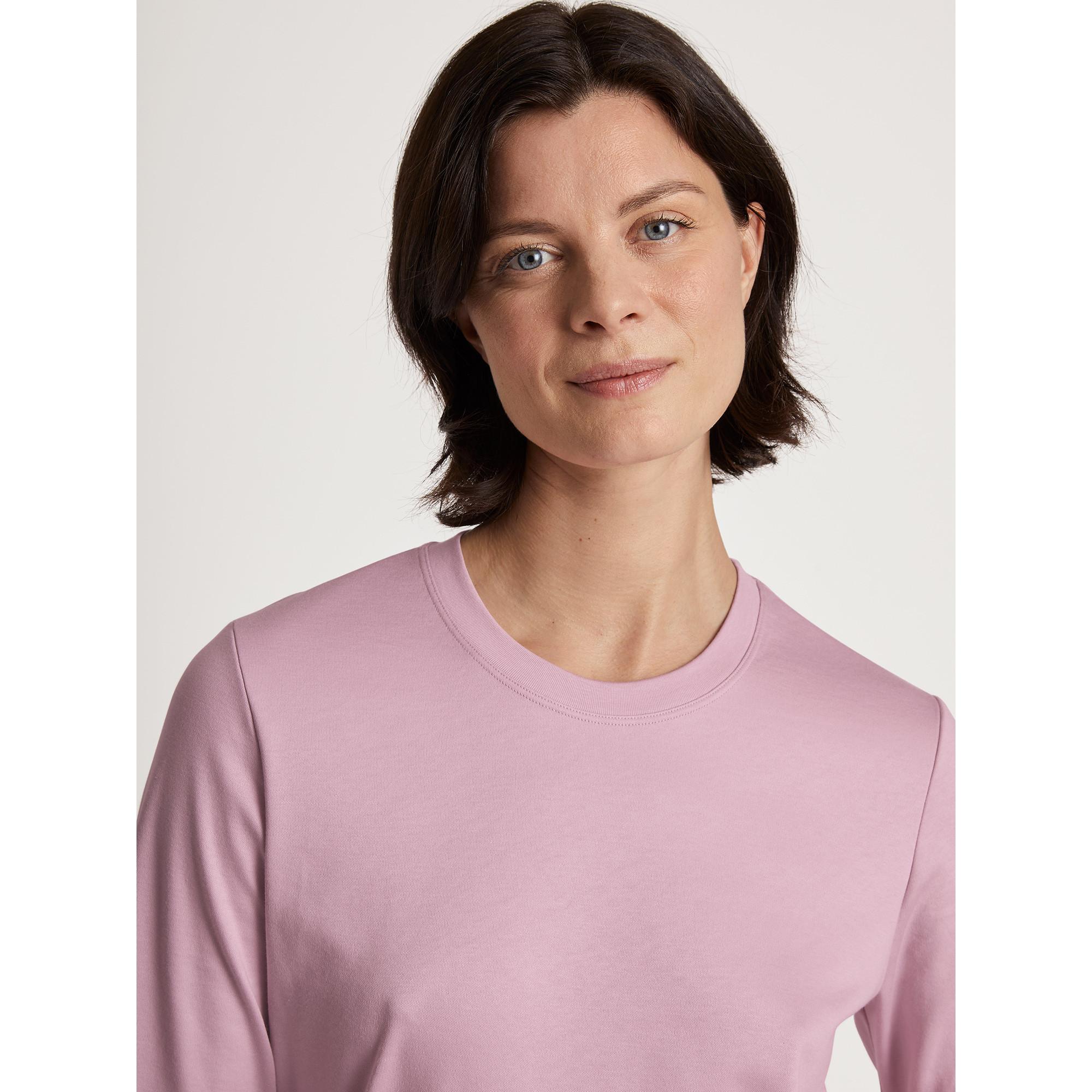 CALIDA Midnight Checks Pyjama-Set lang, mit Bündchen 