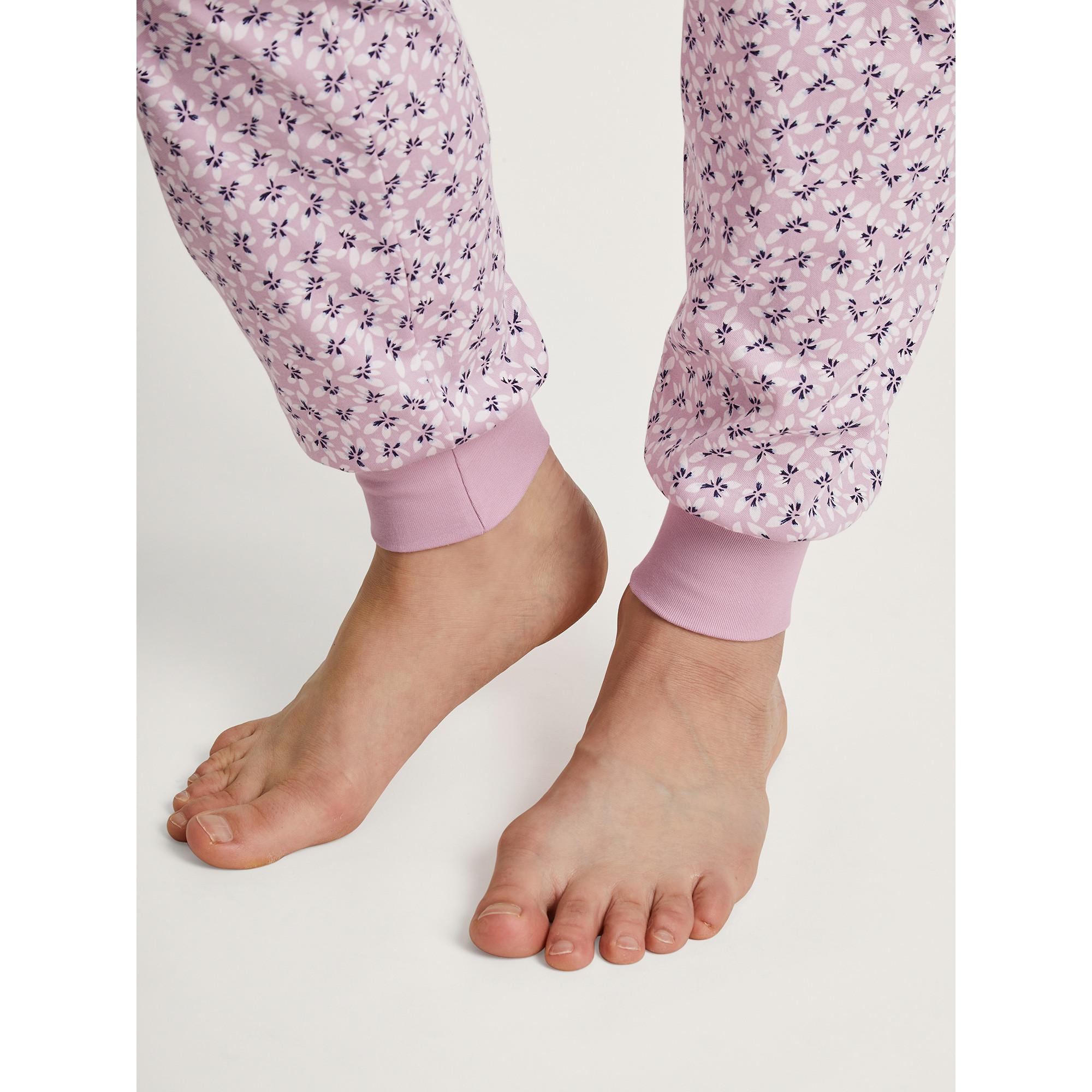 CALIDA Midnight Checks Pyjama Set, long, bords élastiques 