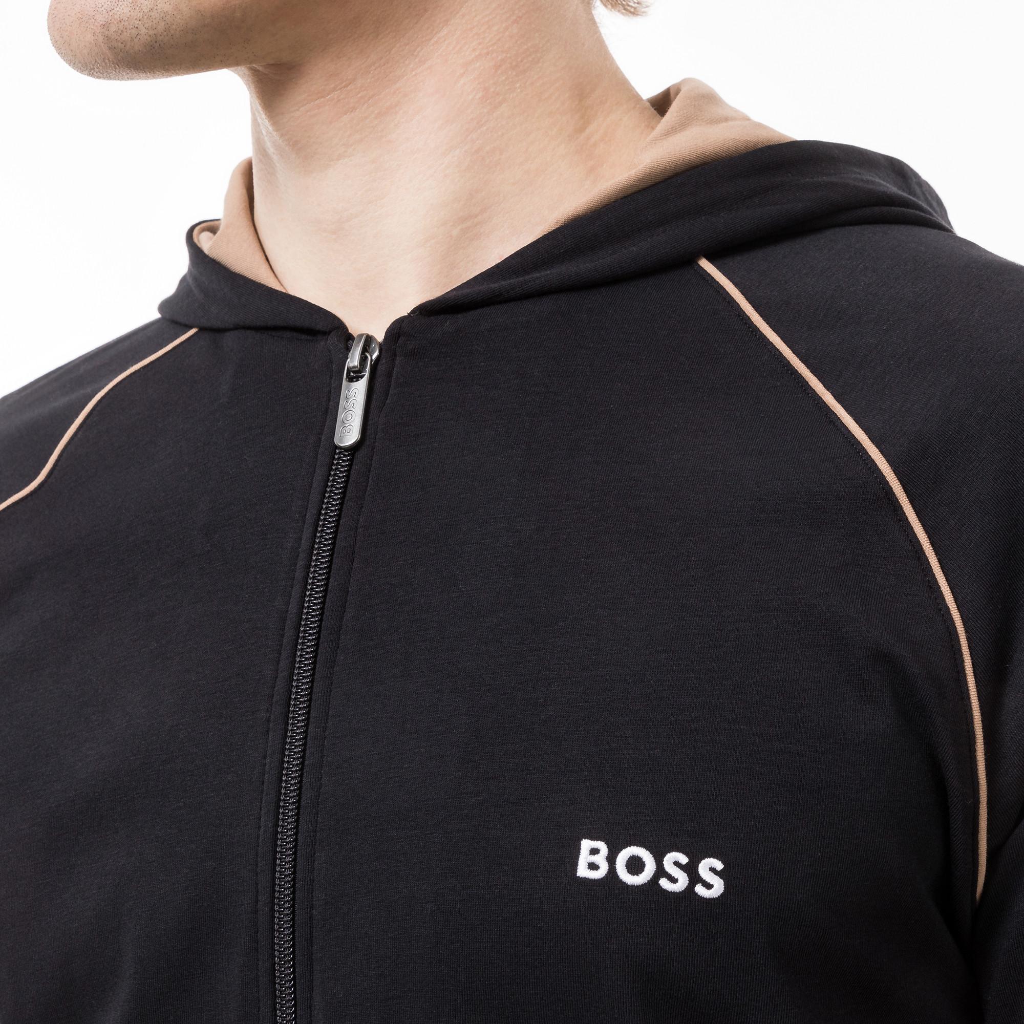 BOSS Mix&Match Jacket H Felpa, con zip, con cappuccio 