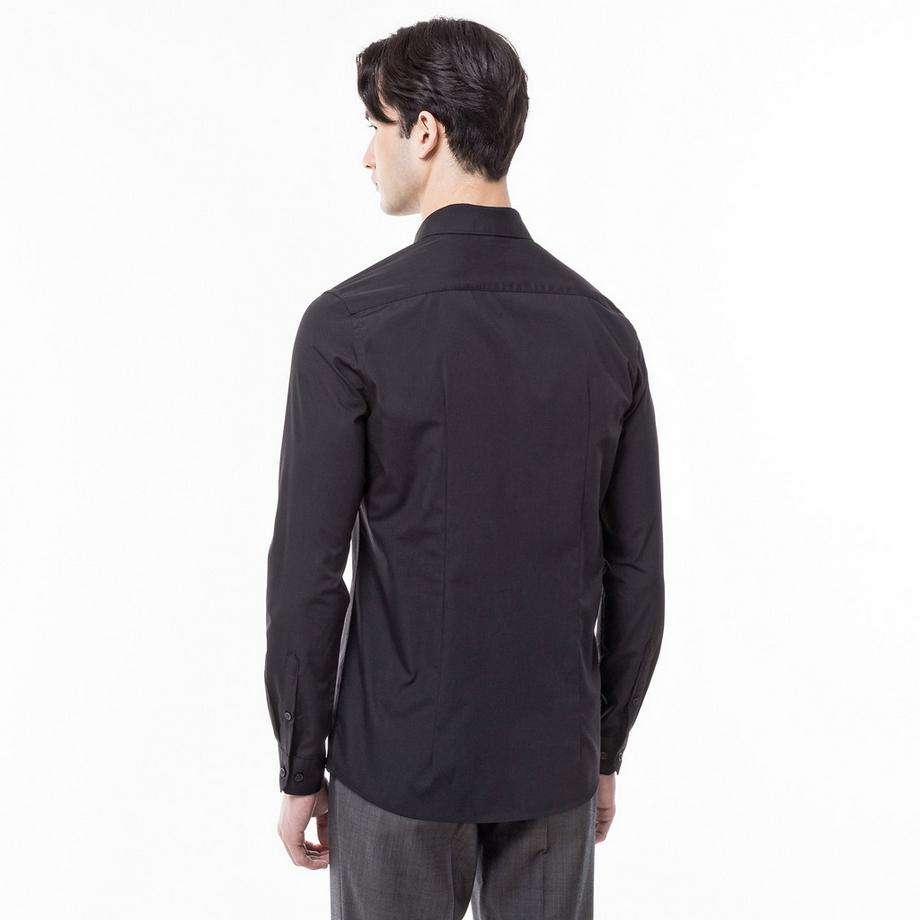 Manor Man Camicia Uomo Body Fit Maniche Lunghe  