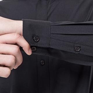 Manor Man Herren Body Fit Langarmhemd  