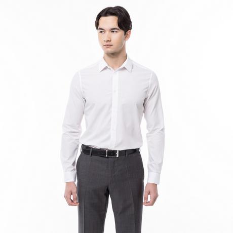 Manor Man Camicia Uomo Body Fit Maniche Lunghe  