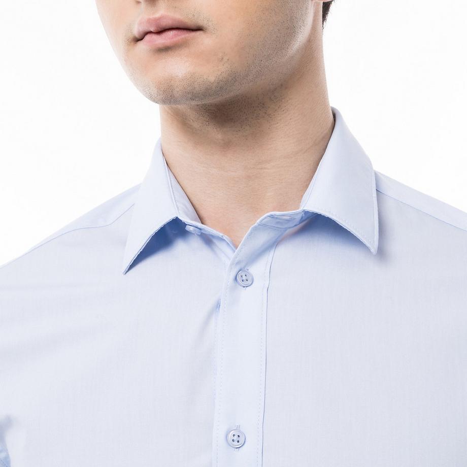 Manor Man Chemise Homme Body Fit Manches Longues  