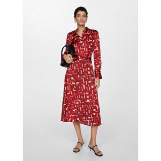 MANGO Guillem Bedrucktes Hemdkleid  