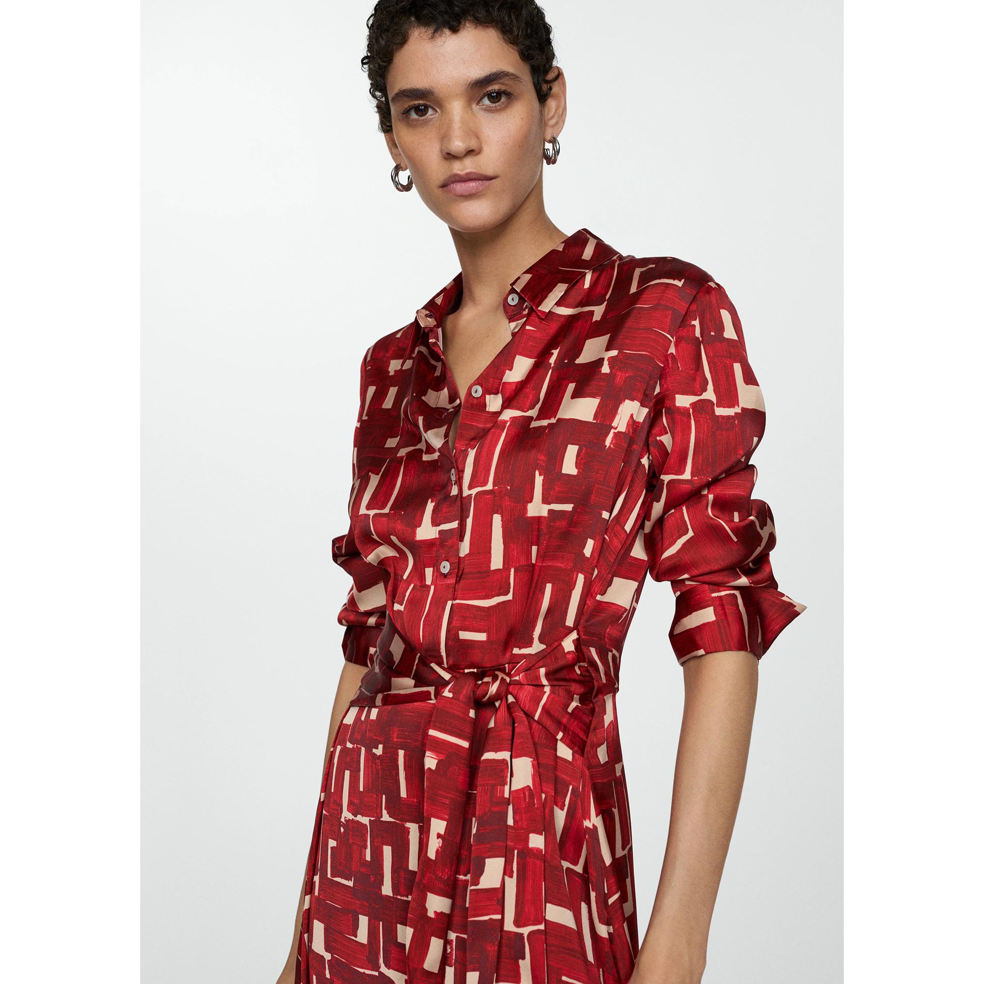 MANGO Guillem Abito Camicia Stampato  