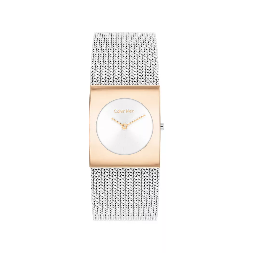 Calvin Klein Watches Montre Pour Femme 25100063 26 Mm Silver / Silver / Rose / Mineral One Size Femme