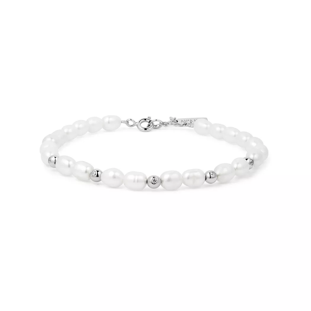 ANIA HAIE - Armband, Chic Creator, 16.5+2CM, Silber