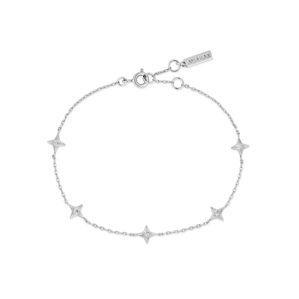 ANIA HAIE - Armband, Dusk Divas, 16.5+2CM, Silber
