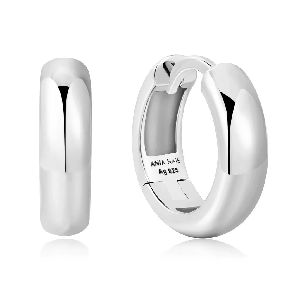 ANIA HAIE - Creolen, Dusk Divas, One Size, Silber